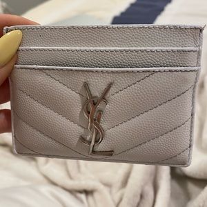 YSL Monogram Leather Card Case